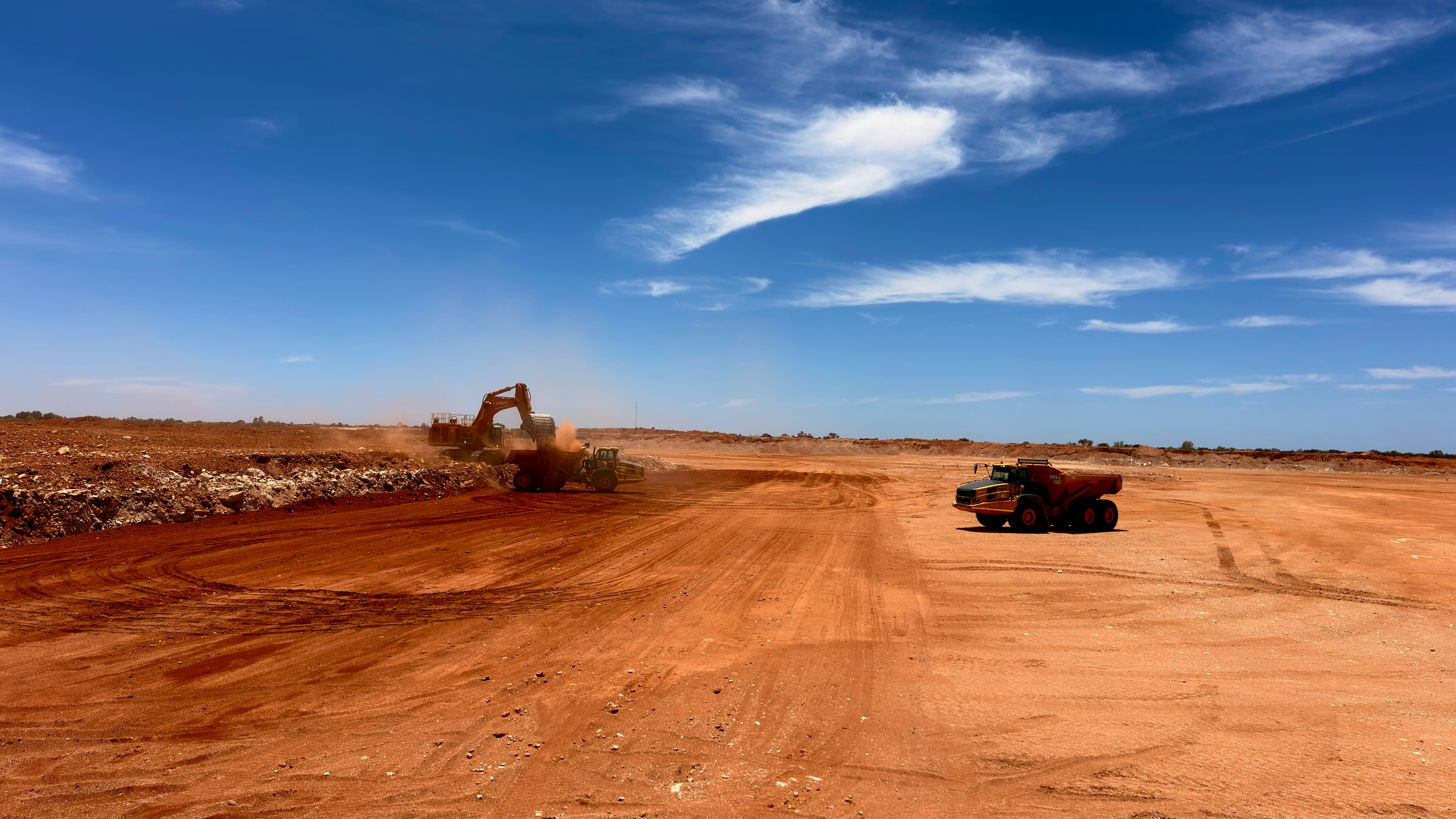 Production support — earthworks and haul road operations